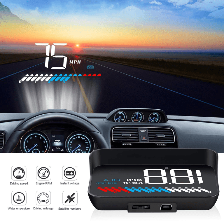 Universal 3.5″ Head-Up Display (HUD) β OBD2 & GPS Speedometer Universal 3.5″ Head-Up Display (HUD) β OBD2 & GPS Speedometer