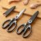 Wolpin Home & Kitchen Multi Function Scissor – 21 x 9 cm, Black & Silver, Medium